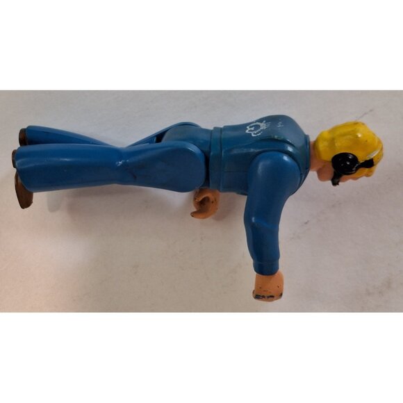 Fisher Price Adventure People Pilot Blue Helicopter - Picture 6 of 16